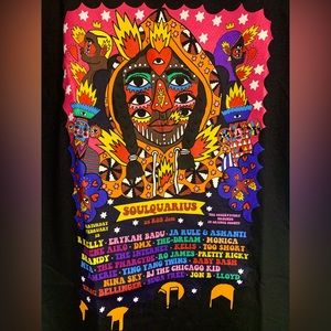 Soulquarius Concert Tour Festival T-Shirt Rare Medium
